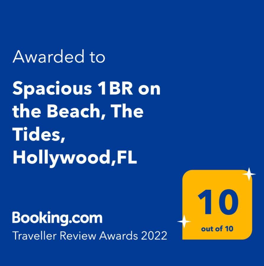 Spacious 1Br On The Beach, The Tides, Hollywood,Fl Exteriör bild